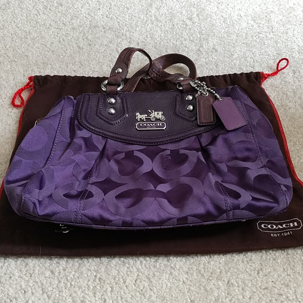 Coach Purple Purse
